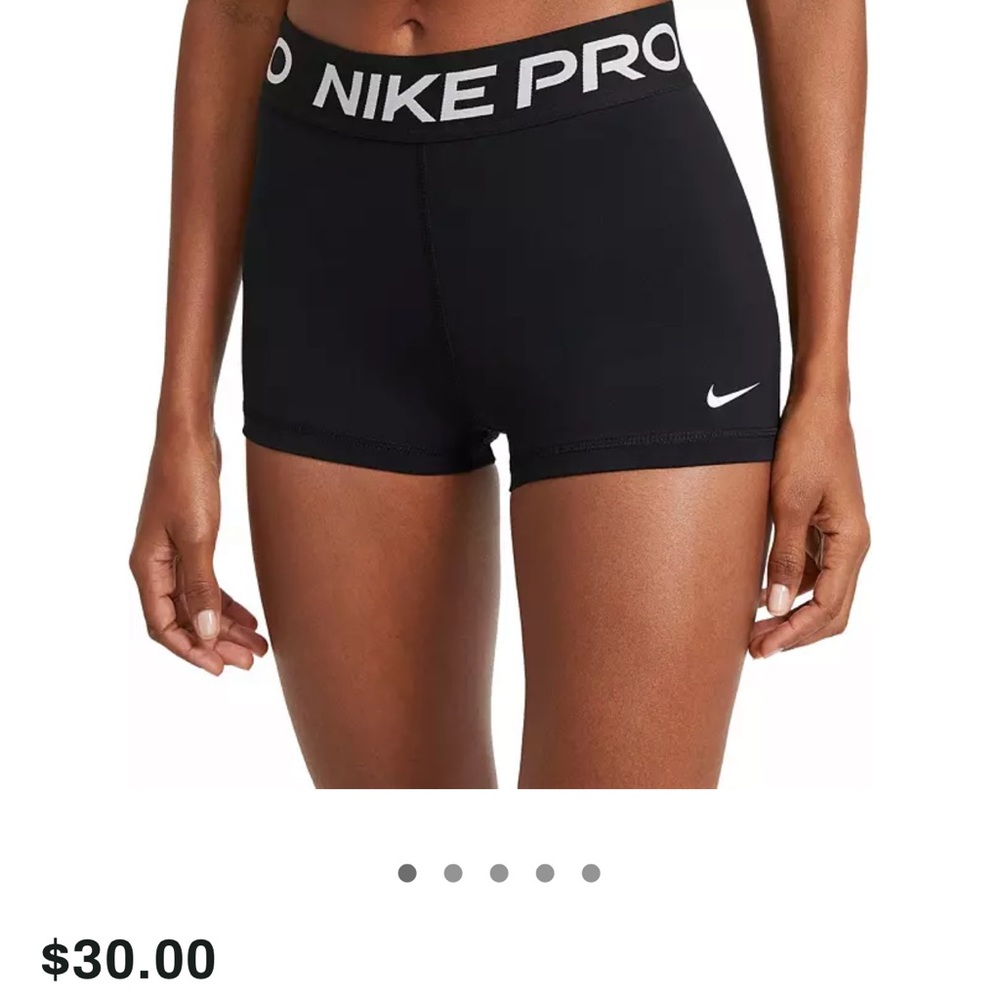 Black Nike Pro shorts